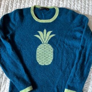 Hannah Rose Teal and Mint Sweater